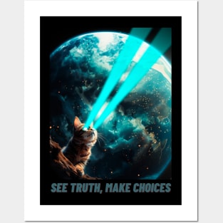 Wise Choice Cat Posters and Art